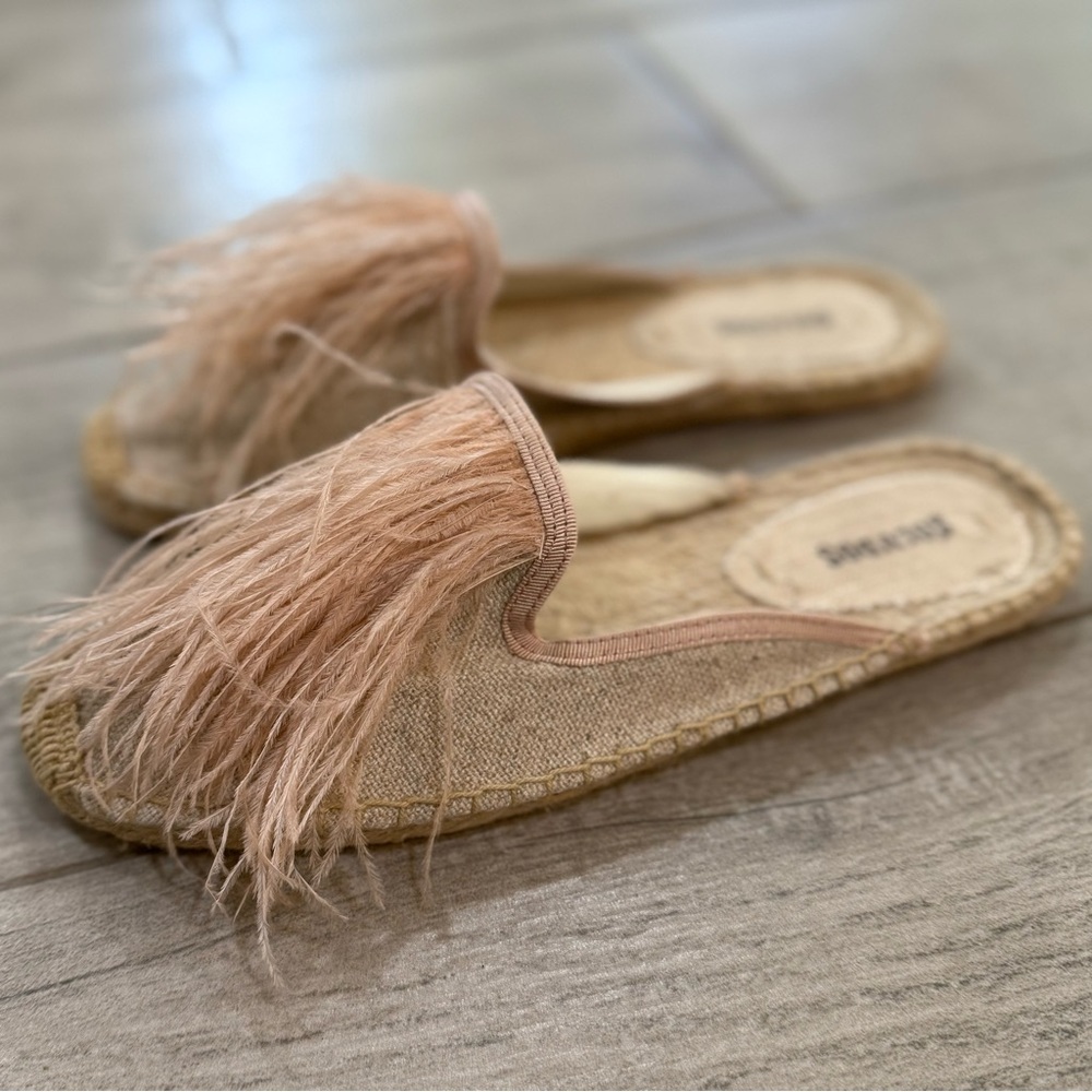 Soludos Feather Mules